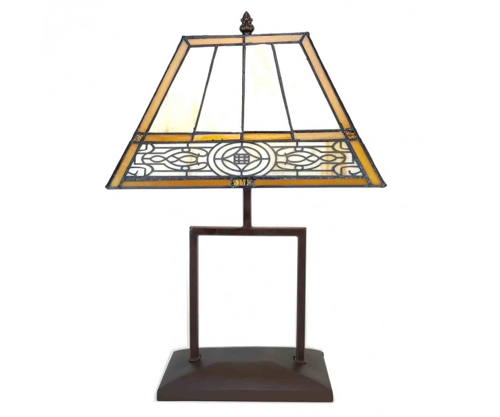 Elegantní stolní Tiffany lampa - 28*20*46 cm E27/ max 1*40W